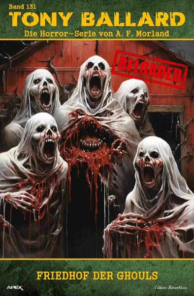 Cover von Tony Ballard – Reloaded, Band 131: Friedhof der Ghouls
