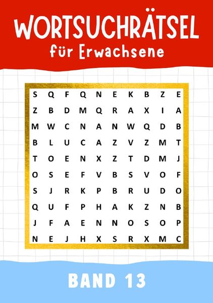 Cover von Wortsuchrätsel für Erwachsene/Wortsuchrätsel für erwachsene – Band 13