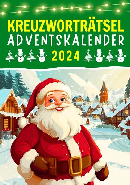 Cover von Kreuzworträtsel Adventskalender 2024