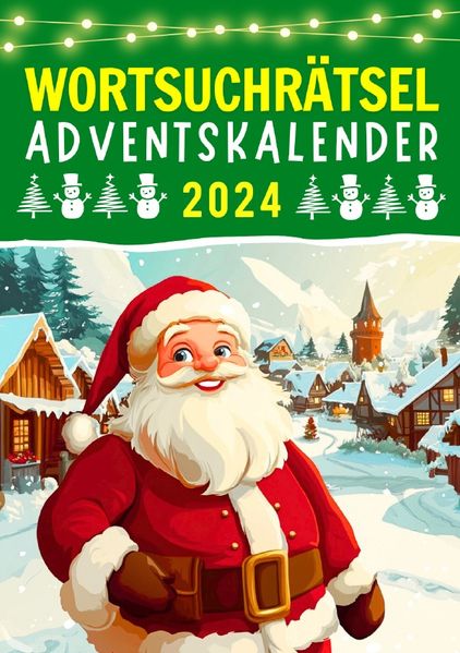 Cover von Wortsuchrätsel Adventskalender 2024