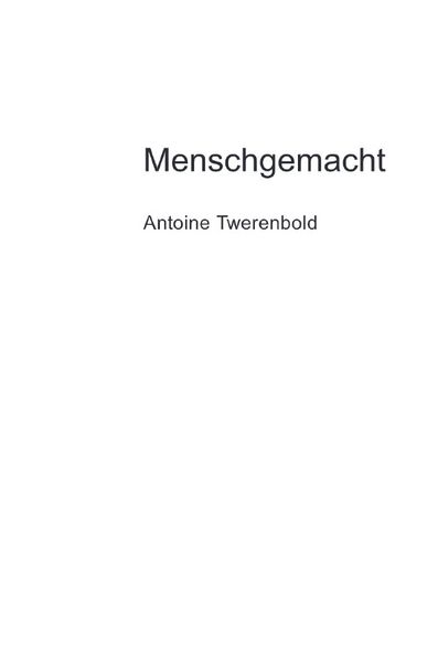 Cover von Menschgemacht