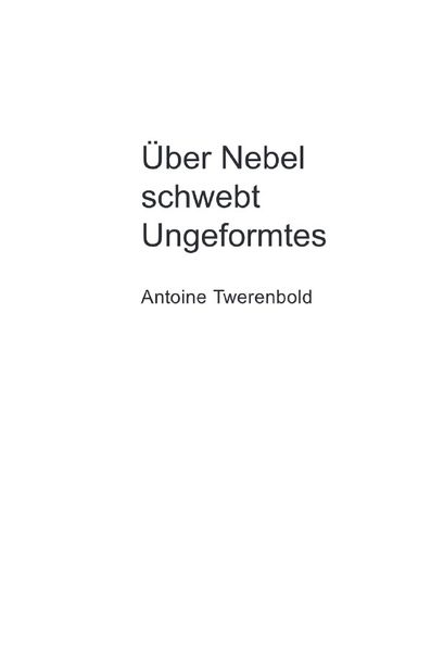 Cover von Über Nebel schwebt Ungeformtes