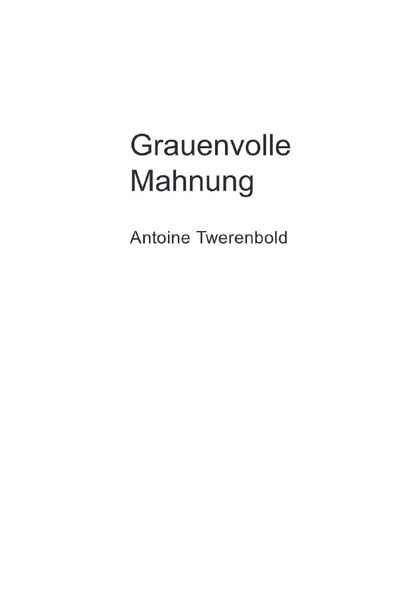 Cover von Grauenvolle Mahnung