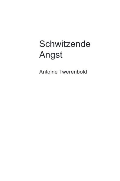 Cover von Schwitzende Angst
