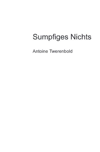 Cover von Sumpfiges Nichts