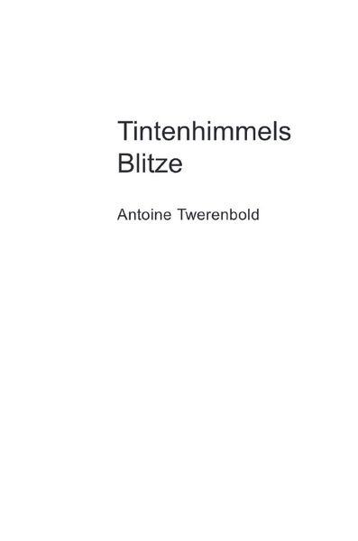 Cover von Tintenhimmels Blitze