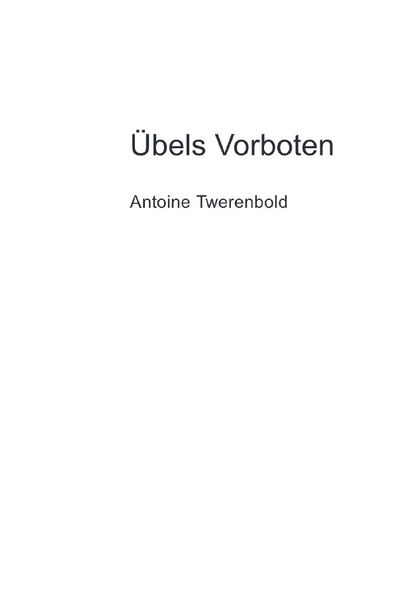 Cover von Übels Vorboten