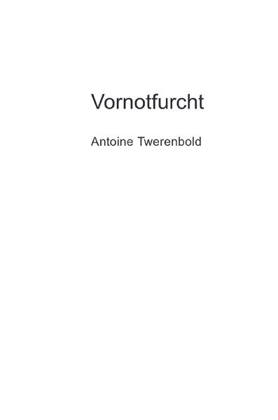 Cover von Vornotfurcht