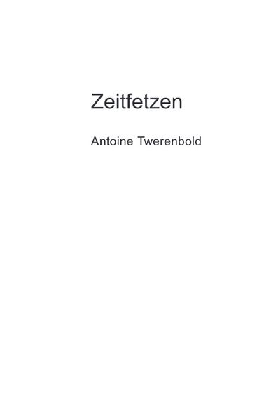 Cover von Zeitfetzen