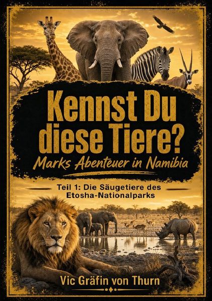 Cover von Kennst Du diese Tiere? Marks Abenteuer in Namibia