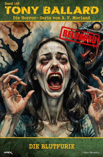 Cover von Tony Ballard – Reloaded, Band 165: Die Blutfurie