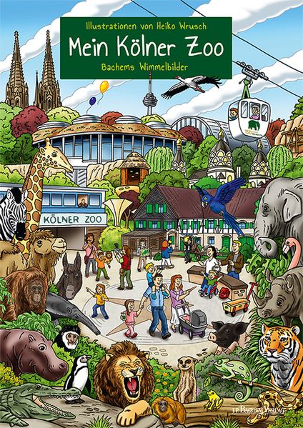 Cover von Bachems Mini-Wimmelbilder Zoo Schuber / Display