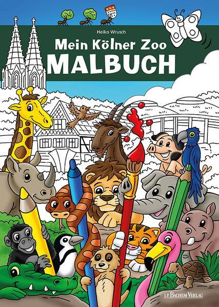 Cover von Mein Kölner Zoo Malbuch