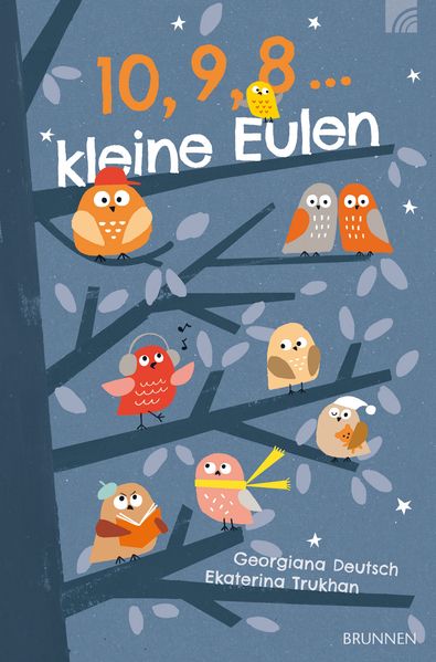 Cover von 10, 9, 8 … kleine Eulen
