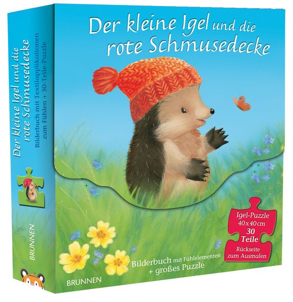 Cover von Der kleine Igel und die rote Schmusedecke