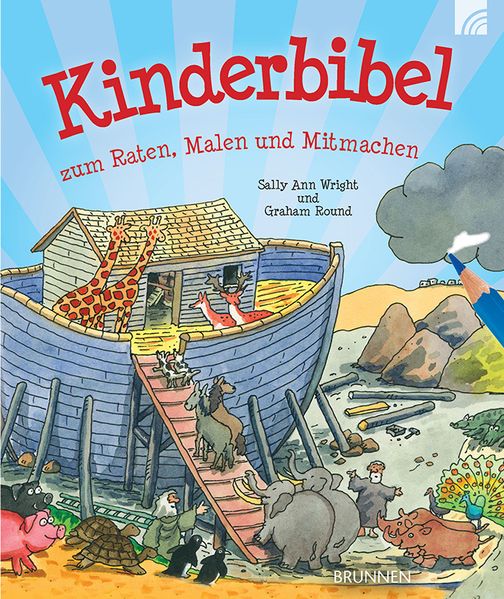 Cover von Kinderbibel zum Raten, Malen und Mitmachen