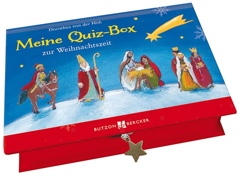 Cover von Meine Quiz-Box zur Weihnachtszeit