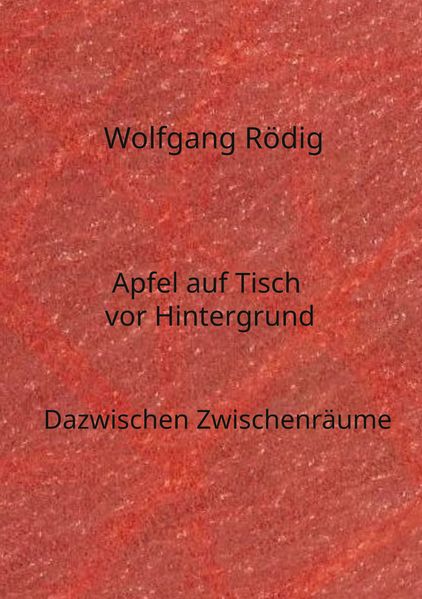 Cover von Apfel auf Tisch vor Hintergrund