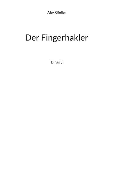 Cover von Der Fingerhakler