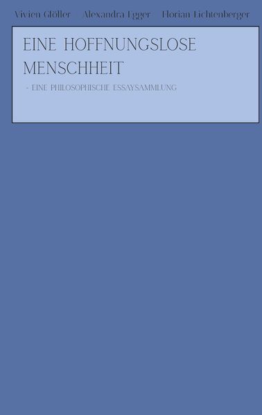 Cover von Eine hoffnungslose Menschheit