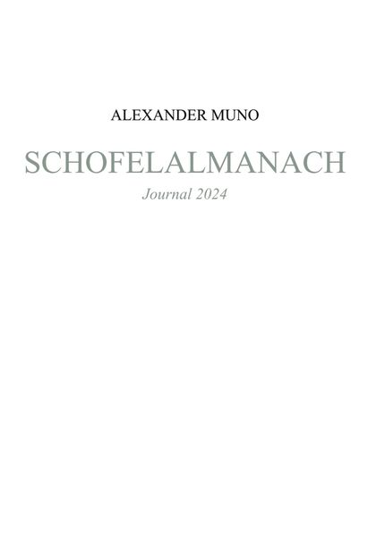 Cover von Schofelalmanach
