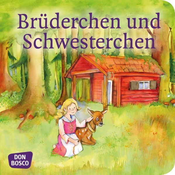 Cover von Brüderchen und Schwesterchen. Mini-Bilderbuch