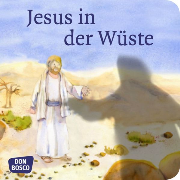 Cover von Jesus in der Wüste. Mini-Bilderbuch.