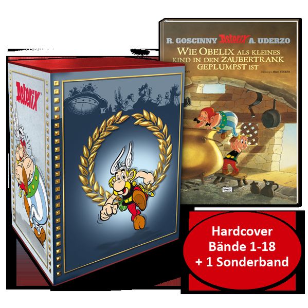 Cover von Asterix Sammelbox 1 – Band  1 – 18