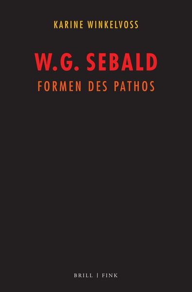 Cover von W. G. Sebald – Formen des Pathos