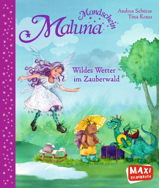 Cover von MAXI Maluna Mondschein. Wildes Wetter im Zauberwald