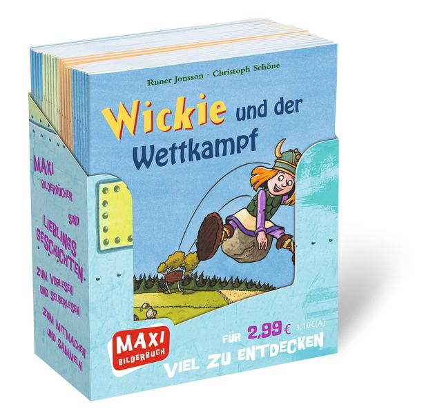 Cover von 24er VK MAXI Spannende Abenteuer mit Wicki und dem kleinen König