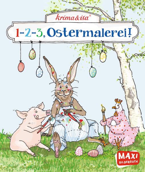 Cover von MAXI 1-2-3, Ostermalerei!
