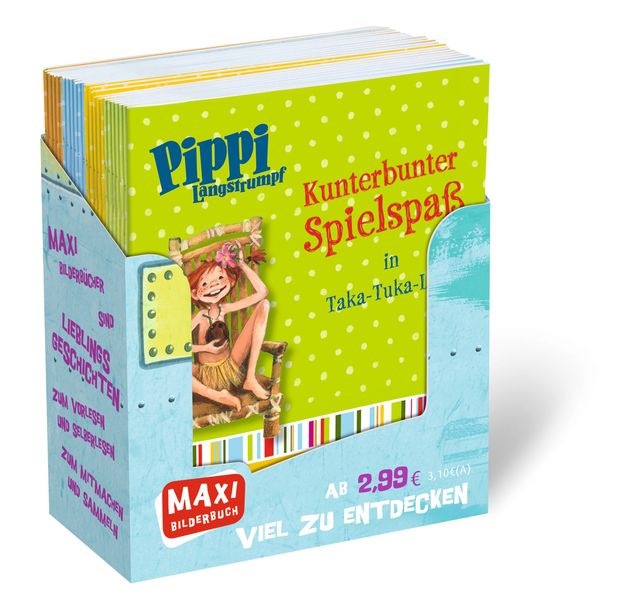 Cover von 24er VK Maxi Box Pippi Langstrumpf