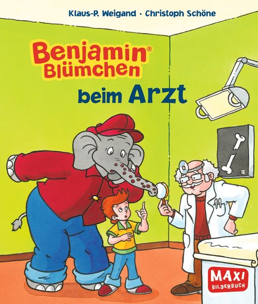 Cover von Benjamin Blümchen beim Arzt – Maxi