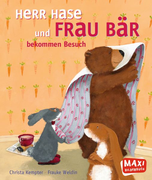 Cover von Maxi Herr Hase und Frau Bär bekommen Besuch