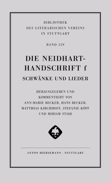 Cover von Die Neidhart-Handschrift f – Schwänke und Lieder