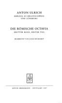 Cover von Werke. Historisch kritische Ausgabe / Die Römische Octavia