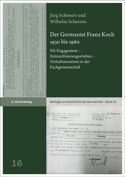 Cover von Der Germanist Franz Koch 1930 bis 1960