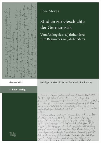 Cover von Studien zur Geschichte der Germanistik