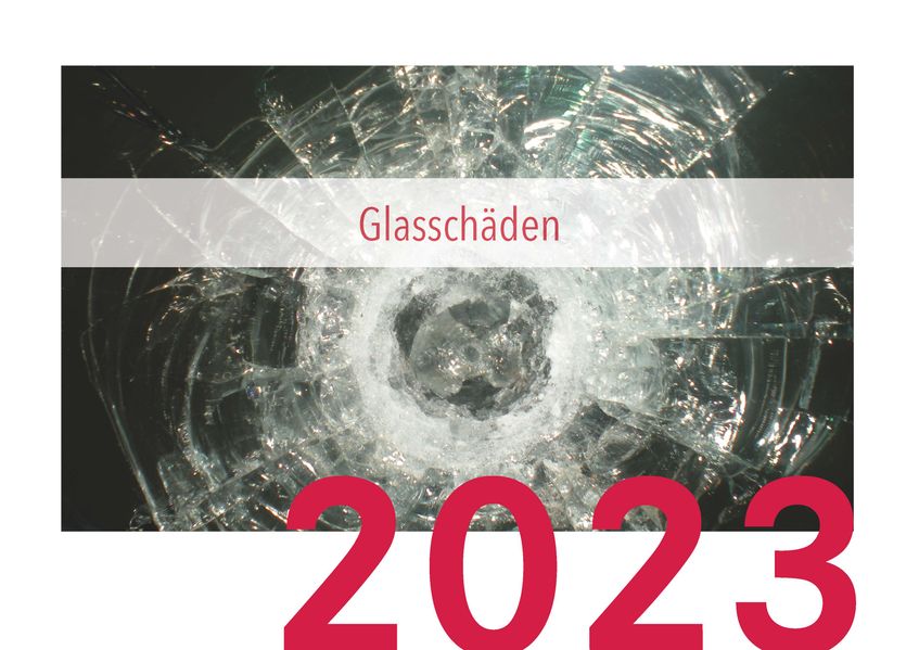 Cover von Kalender „Glasschäden 2023“