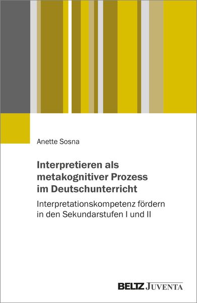 Cover von Interpretieren als metakognitiver Prozess im Deutschunterricht