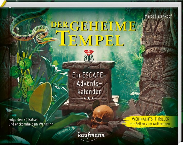 Cover von Der geheime Tempel – Ein Escape-Adventskalender