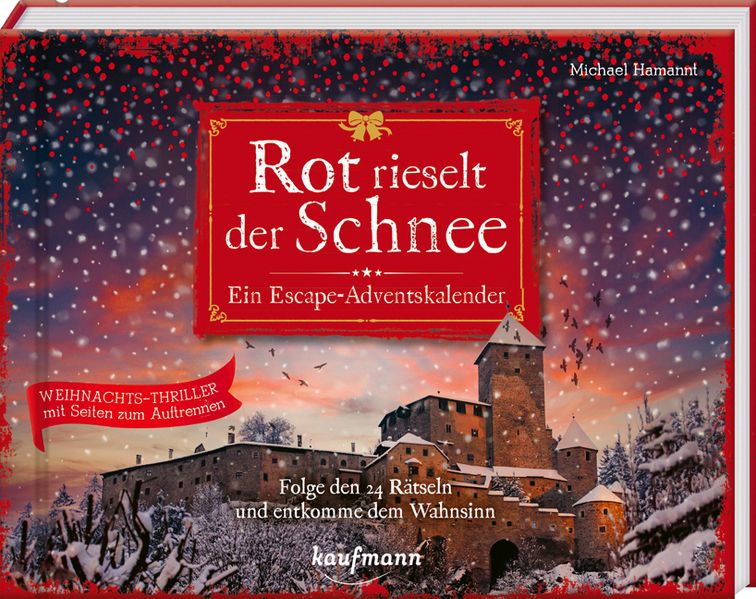 Cover von Rot rieselt der Schnee – Ein Escape-Adventskalender