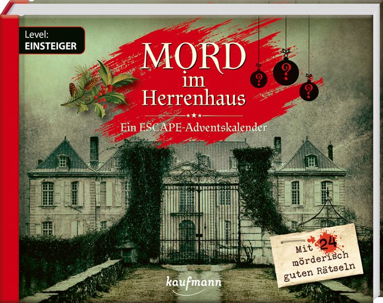 Cover von Mord im Herrenhaus – Ein Escape-Adventskalender für Einsteiger