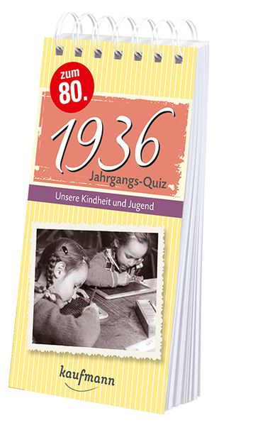 Cover von Jahrgangs-Quiz 1936