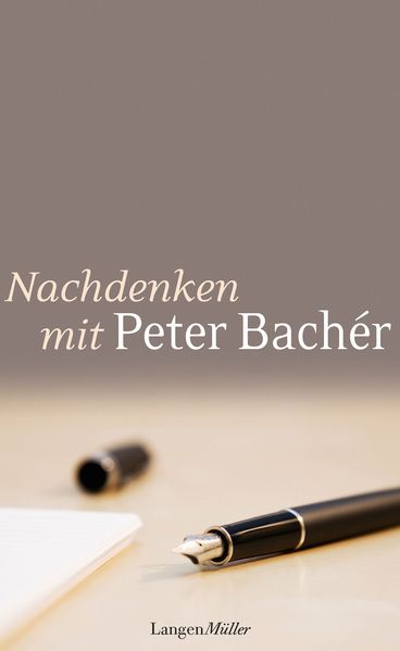 Cover von Nachdenken mit Peter Bachér