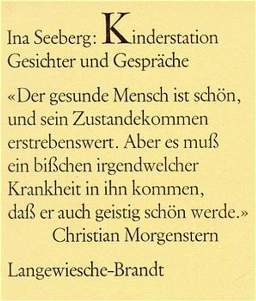Cover von Kinderstation – Gesichter und Gespräche