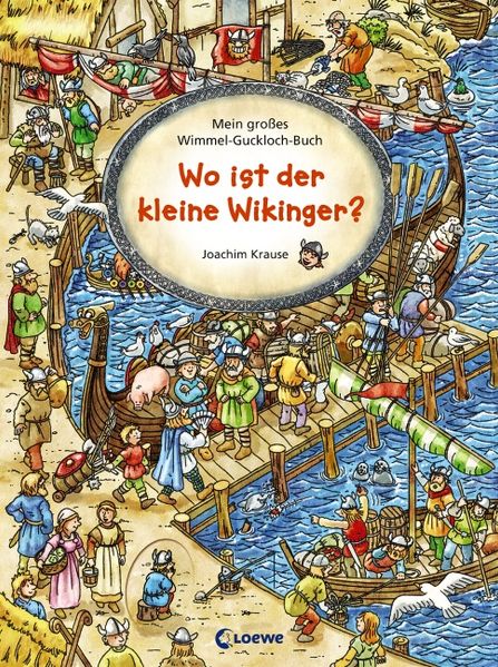 Cover von Mein großes Wimmel-Guckloch-Buch – Wo ist der kleine Wikinger?