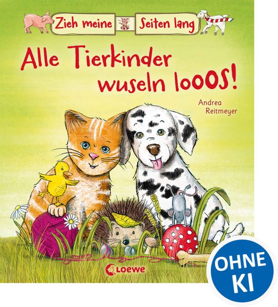 Cover von Zieh meine Seiten lang – Alle Tierkinder wuseln los!