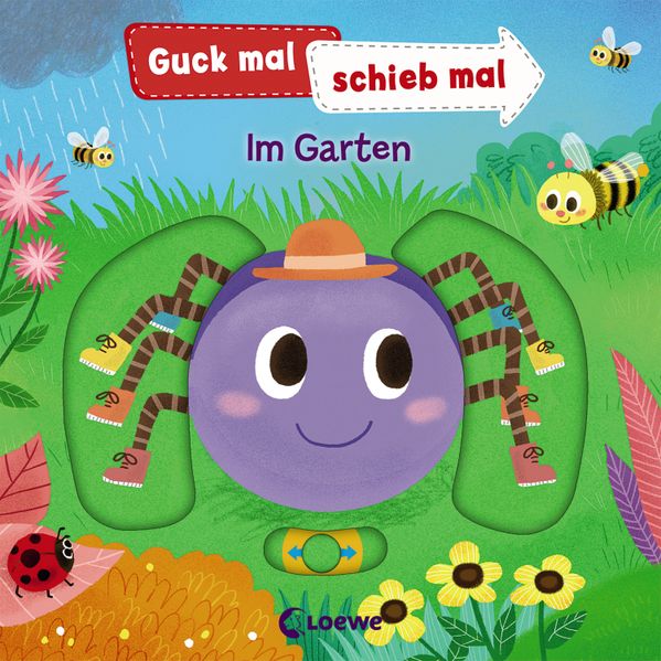 Cover von Guck mal, schieb mal! Im Garten